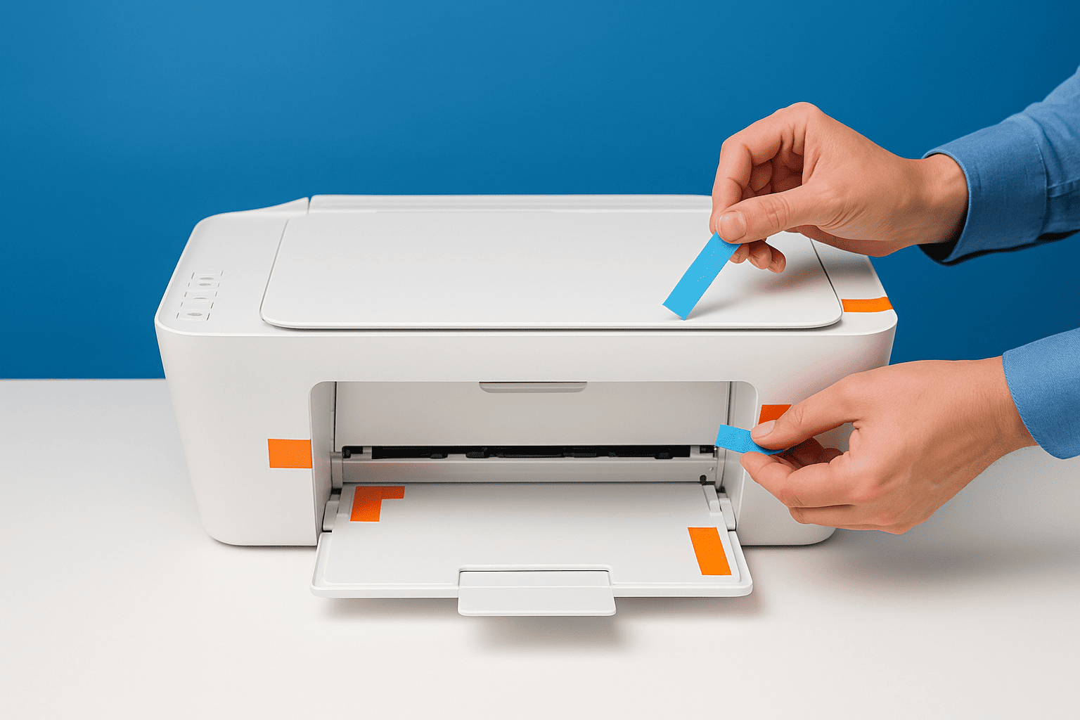 Remove protective material